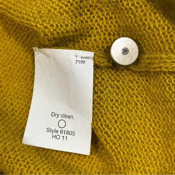 J. Crew Alpaca/Wool Mustard Knit Sweater - Picture 6 of 7